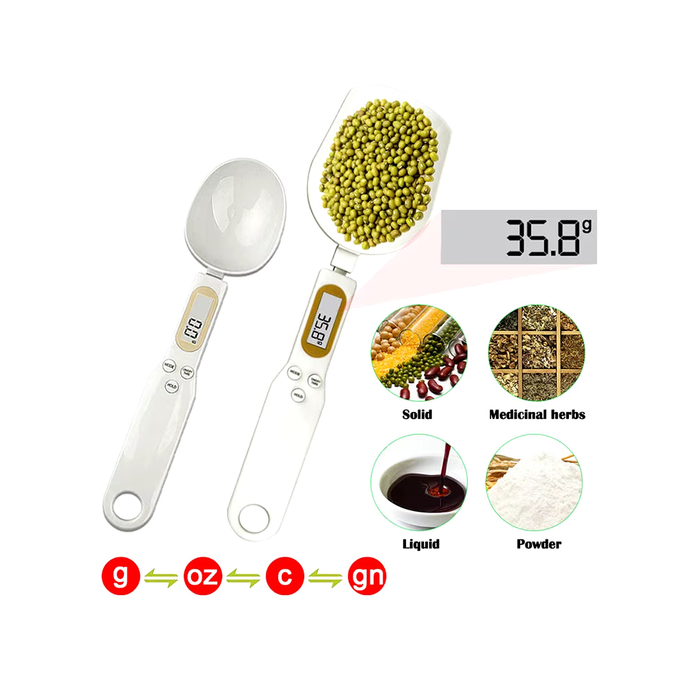 Mini Spoon Scale Digital Kitchen Scale Electronic LCD Food Scale 0.1-500G Cooking Flour Milk Coffee Powder Weight Measure Spoon